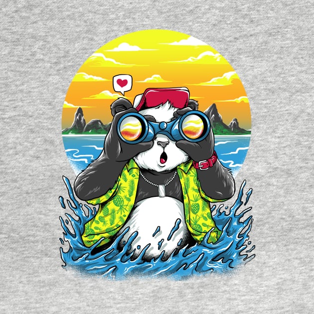 summer panda by spoilerinc